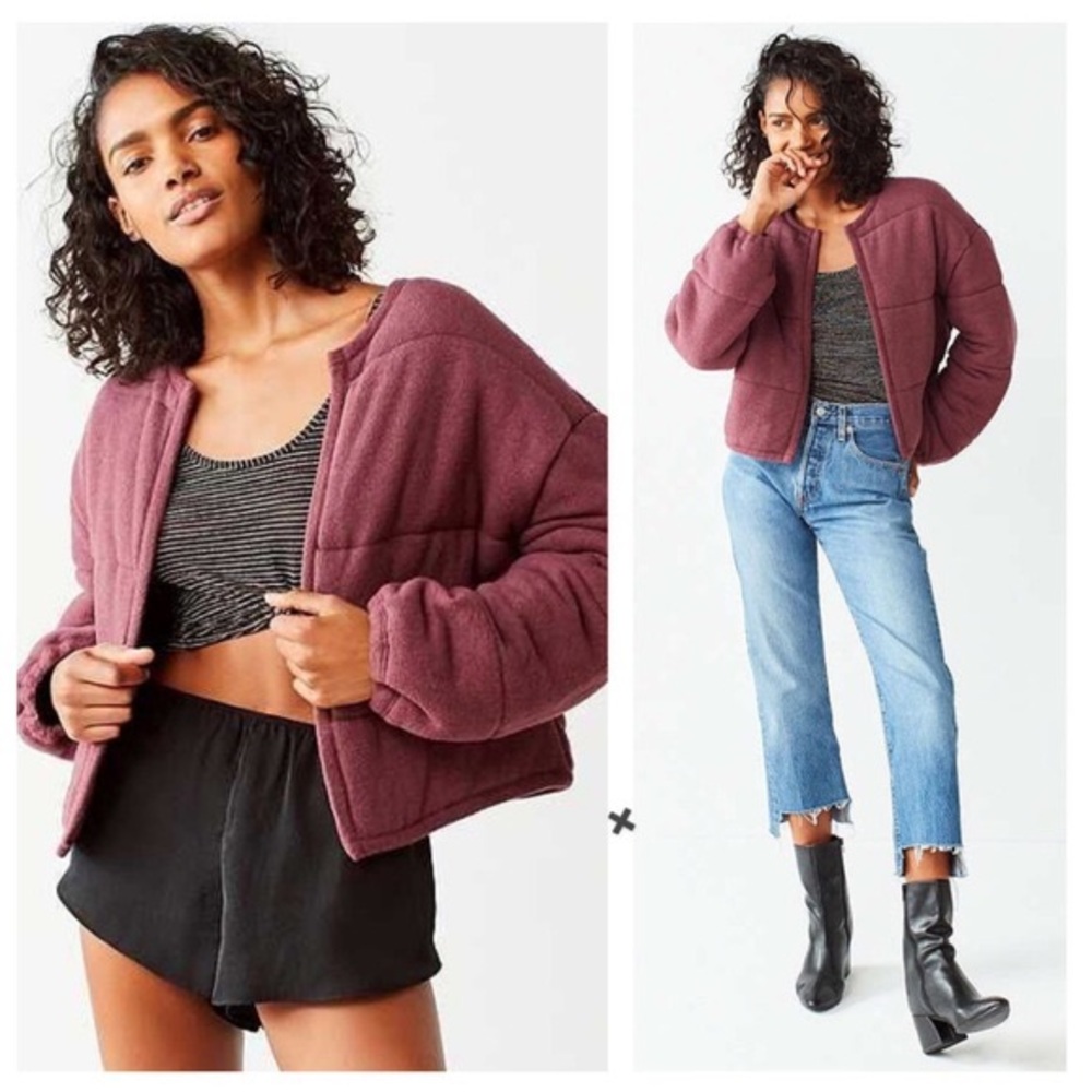 Out from Under Quilted Puffer Cardigan - Small